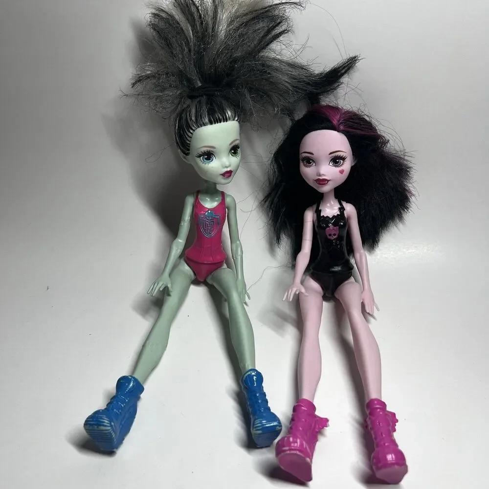 Monster High Ghoul Spirit Cheerleader Doll Lot Draculaura Frankie Stein Mattel